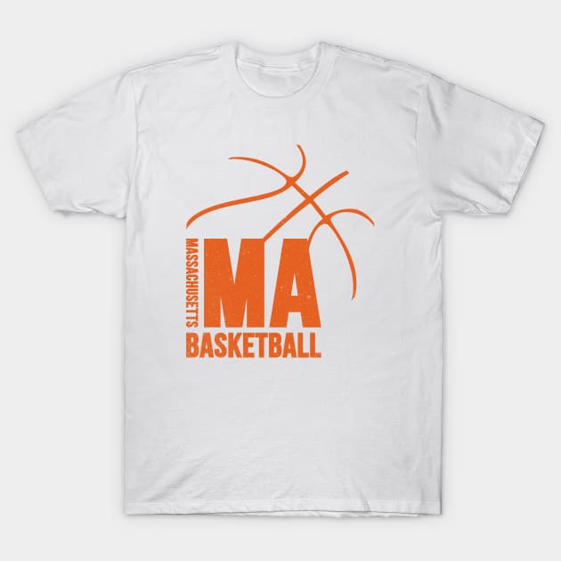 Massachusetts Basketball 01 T-Shirt by yasminkul